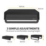 Fellowes Breyta Monitor Stand Black 100016560