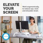 Fellowes Hana LT Monitor Stand White - 100016997