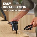 Fellowes Power Spot Type G UK/IE 1 Socket and 1 USB C Port Black 100136977