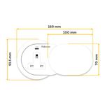 Fellowes Power Spot With 1 X Power Socket 230V + 1 Usb C 30W White