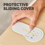 Fellowes Power Spot With 1 X Power Socket 230V + 1 Usb C 30W White