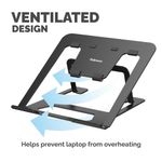 Fellowes Alumia Portable Laptop Stand Black 100138868