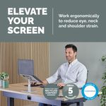 Fellowes Alumia Desk Based Laptop Stand Silver 100138880