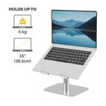 Fellowes Alumia Desk Based Laptop Stand Silver 100138880