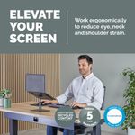 Fellowes Alumia Desk Based Laptop Stand Black 100138881