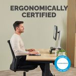 Fellowes Breyta Standard Mouse Pad Wrist Rest Black 100142555