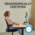 Fellowes Breyta Standard Mouse Pad Wrist Rest Marine 100142557