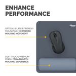 Fellowes Breyta Standard Mouse Pad Wrist Rest Marine 100142557
