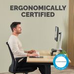 Fellowes Breyta XL Mouse Pad Wrist Rest Black 100142560