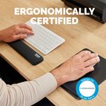 Fellowes Breyta Compact Keyboard Wrist Rest Black 100142570