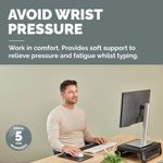 Fellowes Breyta Keyboard Wrist Rest Black 100142575