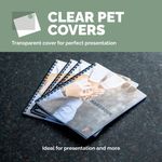 Fellowes Binding Covers for Comb/Wire Binding Machines A4 150 Micron Clear PET (Pack of 100) 5384501