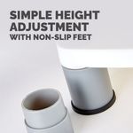 Fellowes Standard Monitor Stand Platinum 91712