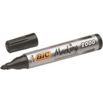 Bic 2000 Permanent Marker Bullet Tip Black (Pack of 12) 820915