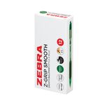 Zebra Z-Grip Retractable Ballpoint Pen Green Pack of 12 4901681030521