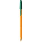 Bic Orange Fine Ballpoint Pen Green (Pack of 20) 1199110113