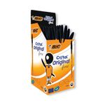 Bic Cristal Fine Ballpoint Pen Black (Pack of 50) 872731