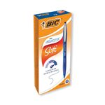 Bic Atlantis Premium Ballpoint Pen Medium Blue (Pack of 12) 902132