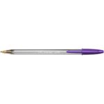 Bic Cristal Fun Ballpoint Pen Large Purple (20 Pack) 929055