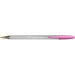 Bic Cristal Fun Ballpoint Pen 1.6mm Line Width Pink (Pack of 20) 929056