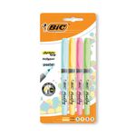 Bic Highlighter Grip Assorted Pastel (4 Pack) 964859