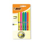 BIC Highlighter Grip Chisel Tip Assorted Pack of 5 894324