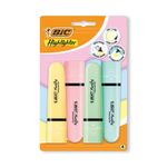 Bic Tank Highlighters Pastel Assorted (Pack of 4) 517953