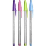 Bic Cristal Fun Ballpoint Pens Assorted (Pack of 8) 524174