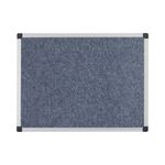 Bi-Office Maya Fire Retardant Noticeboard Grey Aluminium Frame 1500x1200mm SA1202170
