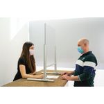 Bi-Office B Desk Glass Protection 4mm 650x850mm DSP693041