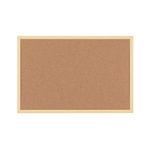 Bi-Office Pastel Cork Noticeboard Yellow Frame 600x400mm MC030011961