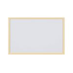 Bi-Office Pastel Non-Magnetic Whiteboard Yellow Frame 60x40cm MP03001961