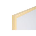 Bi-Office Pastel Non-Magnetic Whiteboard Yellow Frame 60x40cm MP03001961