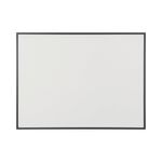 Bi-Office Basic Whiteboard Drywipe Surface Black Frame 120x90cm MP14001169