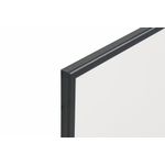 Bi-Office Basic Whiteboard Drywipe Surface Black Frame 90x60cm MP07001161