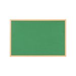Earth Executive Felt Noticeboard 90x60cm Green Oak MDF Frame FB0744239