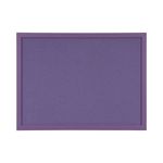 Bi-Office Essentials Purple Fabric Noticeboard Purple Frame 60x45cm FB0469418