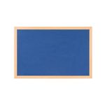 Earth Prime Felt Noticeboard 120x120cm Blue Oak MDF Frame FB6543233