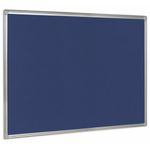 Bi-Office Aluminium Trim Felt Noticeboard 600x450mm Blue FB0443186