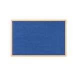 Earth Executive Felt Noticeboard 240x120cm Blue Oak MDF Frame FB8643239