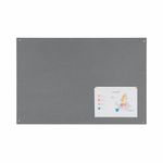 Bi-Office Unframed Noticeboard Grey Felt Surface 1175x875mm FB1442397