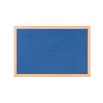 Bi-Office Earth Felt Notice Board 900x600mm Blue RFB0743233