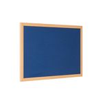 Bi-Office Earth Felt Notice Board 1200x900mm Blue RFB1443233