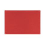 Bi-Office Unframed Noticeboard Red Felt Surface 1175x875mm FB1446397