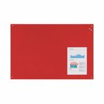 Bi-Office Unframed Noticeboard Red Felt Surface 1175x875mm FB1446397