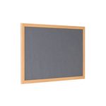 Earth Prime Felt Noticeboard 180x120cm Grey Oak MDF Frame FB8542233