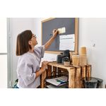 Earth Prime Felt Noticeboard 180x120cm Grey Oak MDF Frame FB8542233