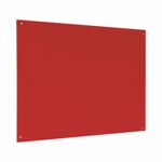 Bi-Office Unframed Noticeboard Red Felt Surface 875x575mm FB0746397
