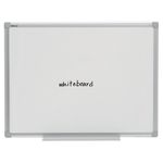 Bi-Office Maya Non-Magnetic Drywipe Whiteboard 600x450mm MA0212170