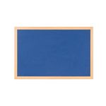 Earth Prime Felt Noticeboard 240x120cm Blue Oak MDF Frame FB8643233